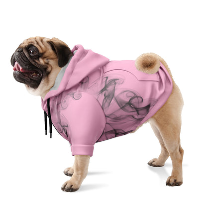 Dog Hoodie Zip-Up - Persian Pink Smoke