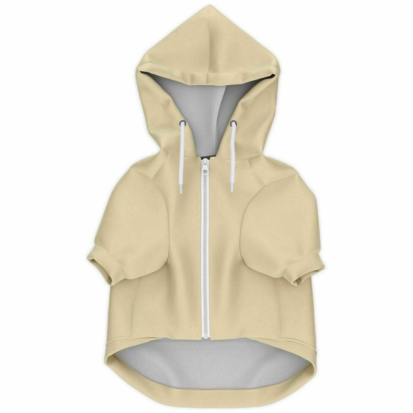 Dog Hoodie Zip-Up - Tan