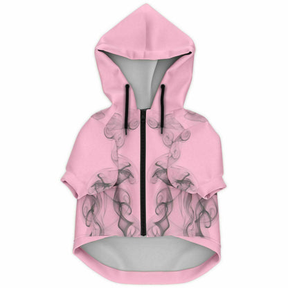 Dog Hoodie Zip-Up - Persian Pink Smoke