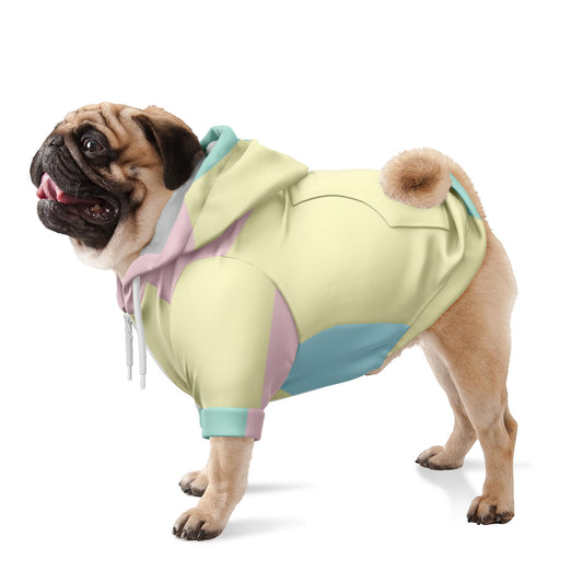 Dog Hoodie Zip-Up - Pastel