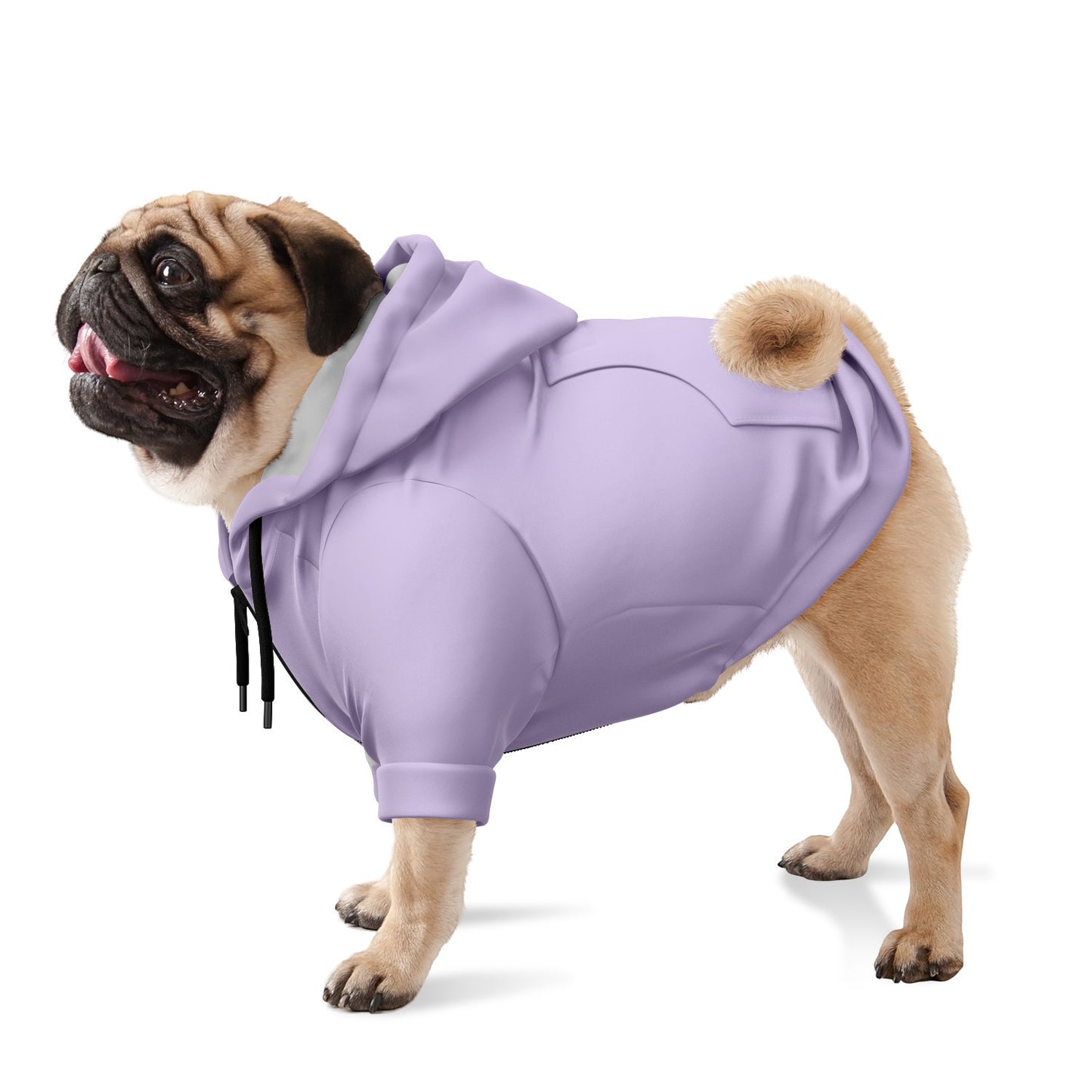 Dog Hoodie Zip-Up - Mauve