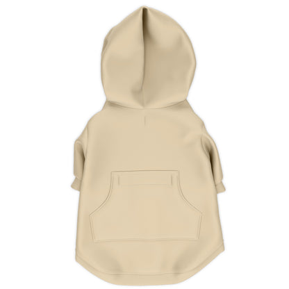 Dog Hoodie Zip-Up - Tan