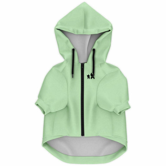 Dog Hoodie Zip-Up - Mint Sage