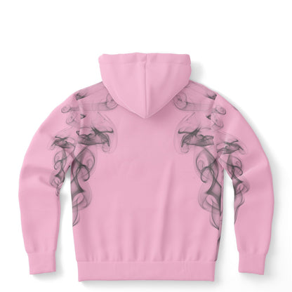 Dog Hoodie & Owner Hoodie Set - Persian Pink Smoke