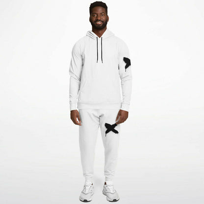 Dog Hoodie & Hoodie/Jogger Set - White Goat