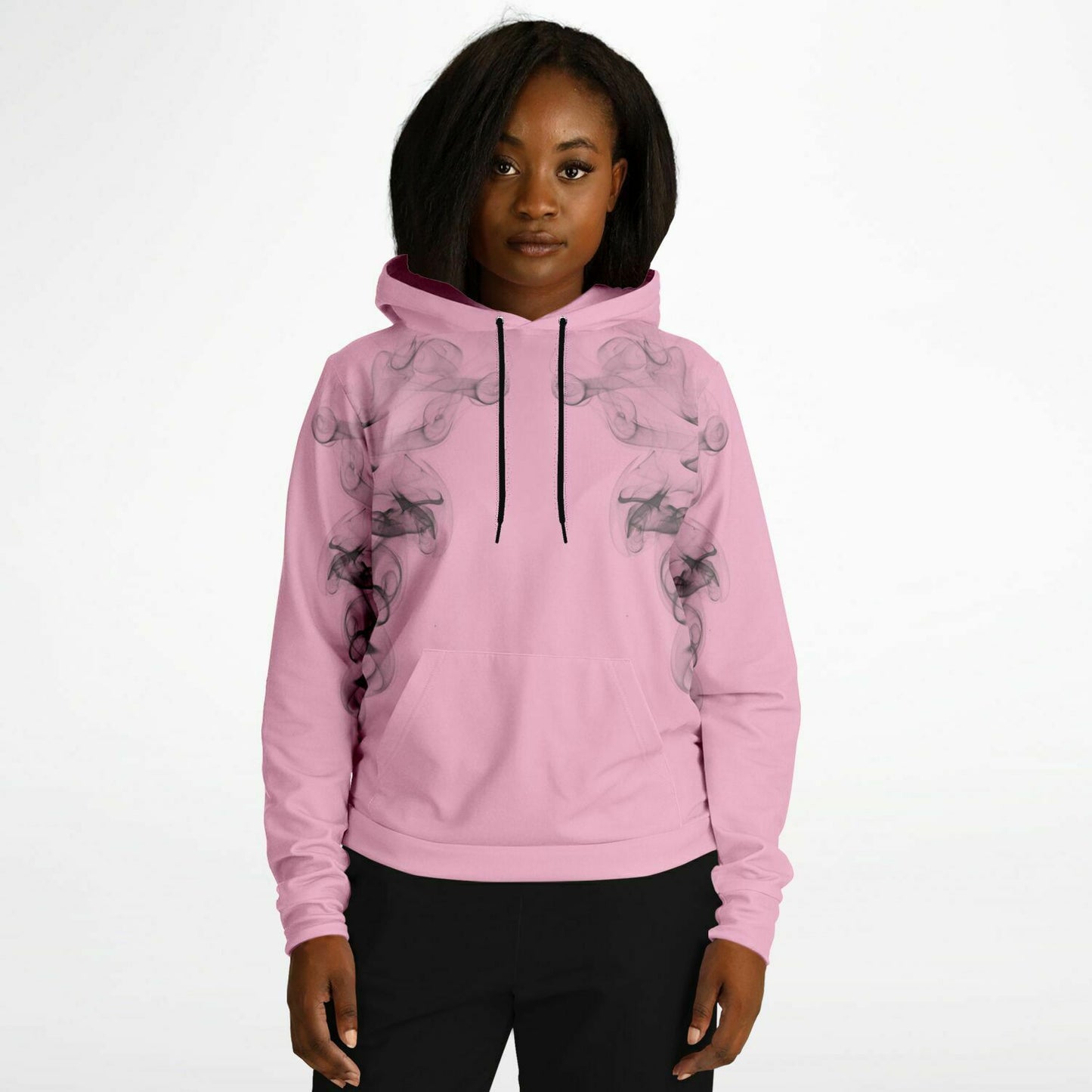 Dog Hoodie & Owner Hoodie Set - Persian Pink Smoke